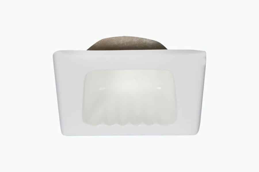 Recessed soap dish