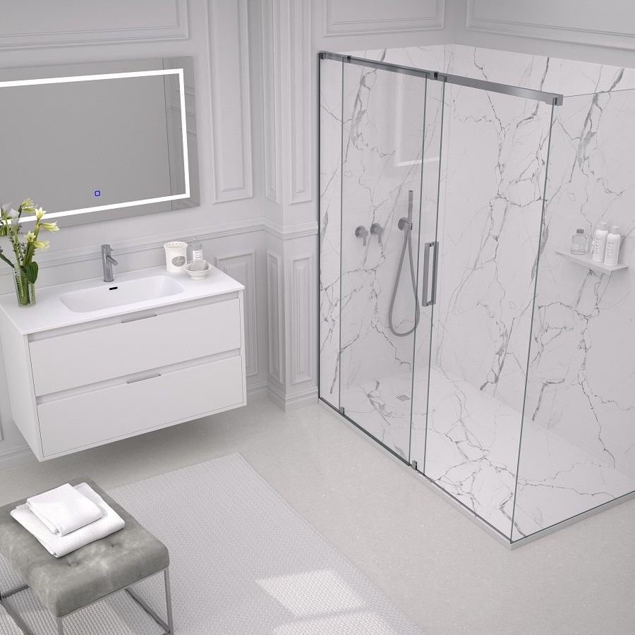 Budget Cultured Marble Shower Accessories - Innovate Building - Multi-Unit  Bathroom Wall Panels