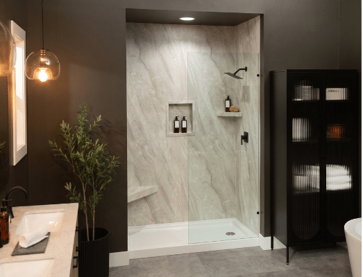Contemporary acrylic shower pans