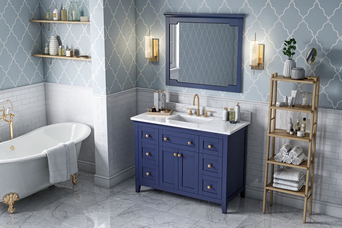 Jeffrey Alexander Bathroom Vanity Contemporary Traditional Vanity Bathroom Design in Cleveland, OH - The Bath Doctor 