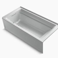 Longer 72 x 36 x 19 alcove tub replacement in white - The Bath Doctor Cleveland