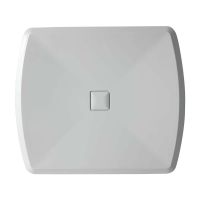 ABS Series folding shower seat in stone gray