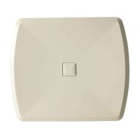ABS Series folding shower seat in ivory