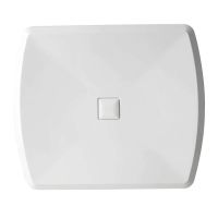 ABS Series folding shower seat in white