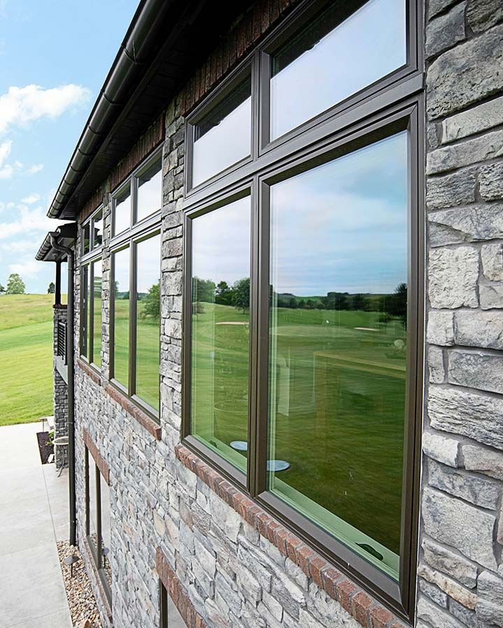 Crank style casement windows in Gates Mills - Cleveland Window & Door 