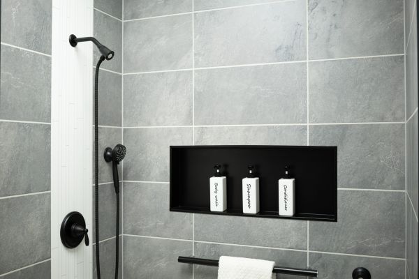 North Olmstead Bathroom Remodel BlackSlate3D_BlackNiche_ClevelandShowroom_ValerieGarrett (1)