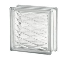 Diamond pattern glass block - Innovate Building Solutions 