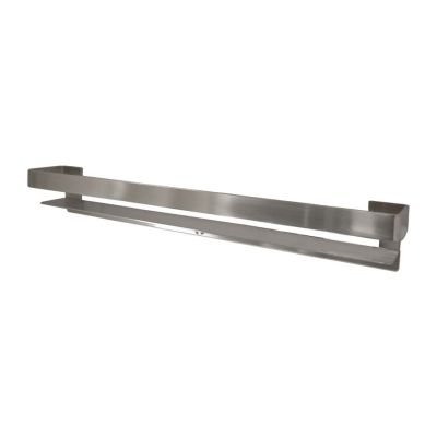 Brushed Stainless Steel grab shelf