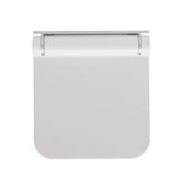 Hug Series Polyurethane shower seat in white