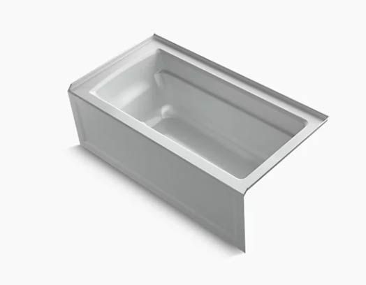 Ice gray aldove style tub insert Archer - The Bath Doctor of Cleveland Ohio 