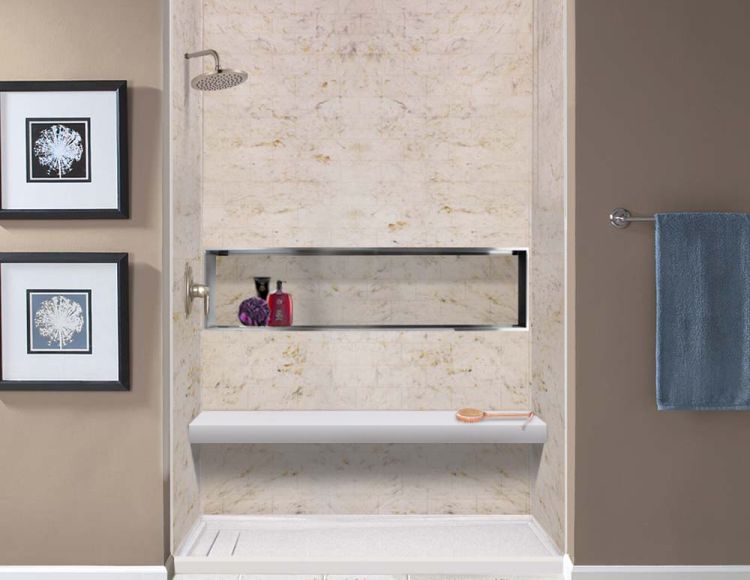 Wall to Wall Adjustable Seat | Shower Accessories 