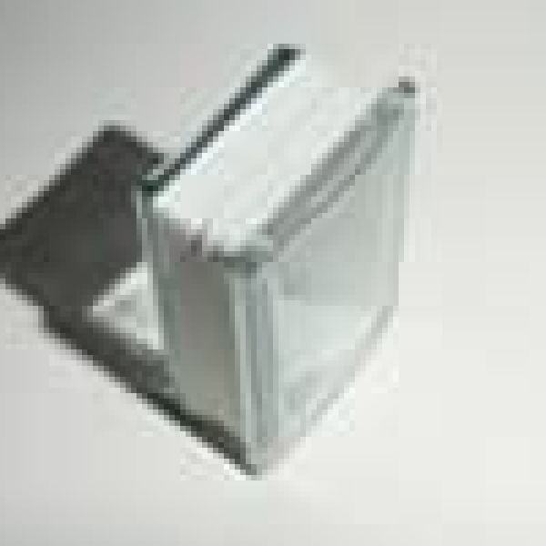 Clear radial curved glass block - Innovate Building Solutions 