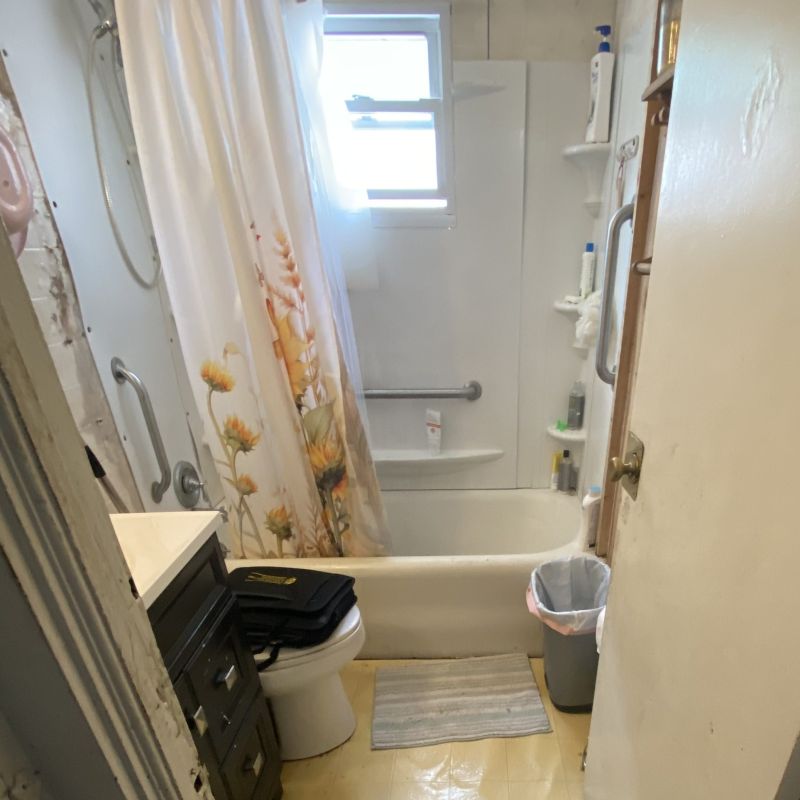 Tub To Shower Conversion - before - Cleveland Ohio