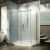 Frameless sliding glass barn door style glass shower 60 x 36 KI-Collection---Kinetik-KN-2Sided-CW_KNWR5736-11-40L-A