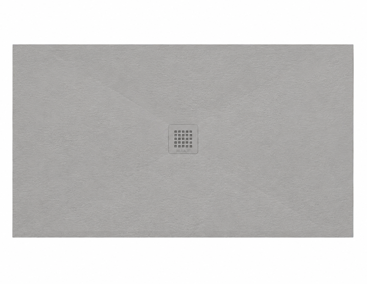 60 x 30 side drain white slate stone base with a low profile barrier entry