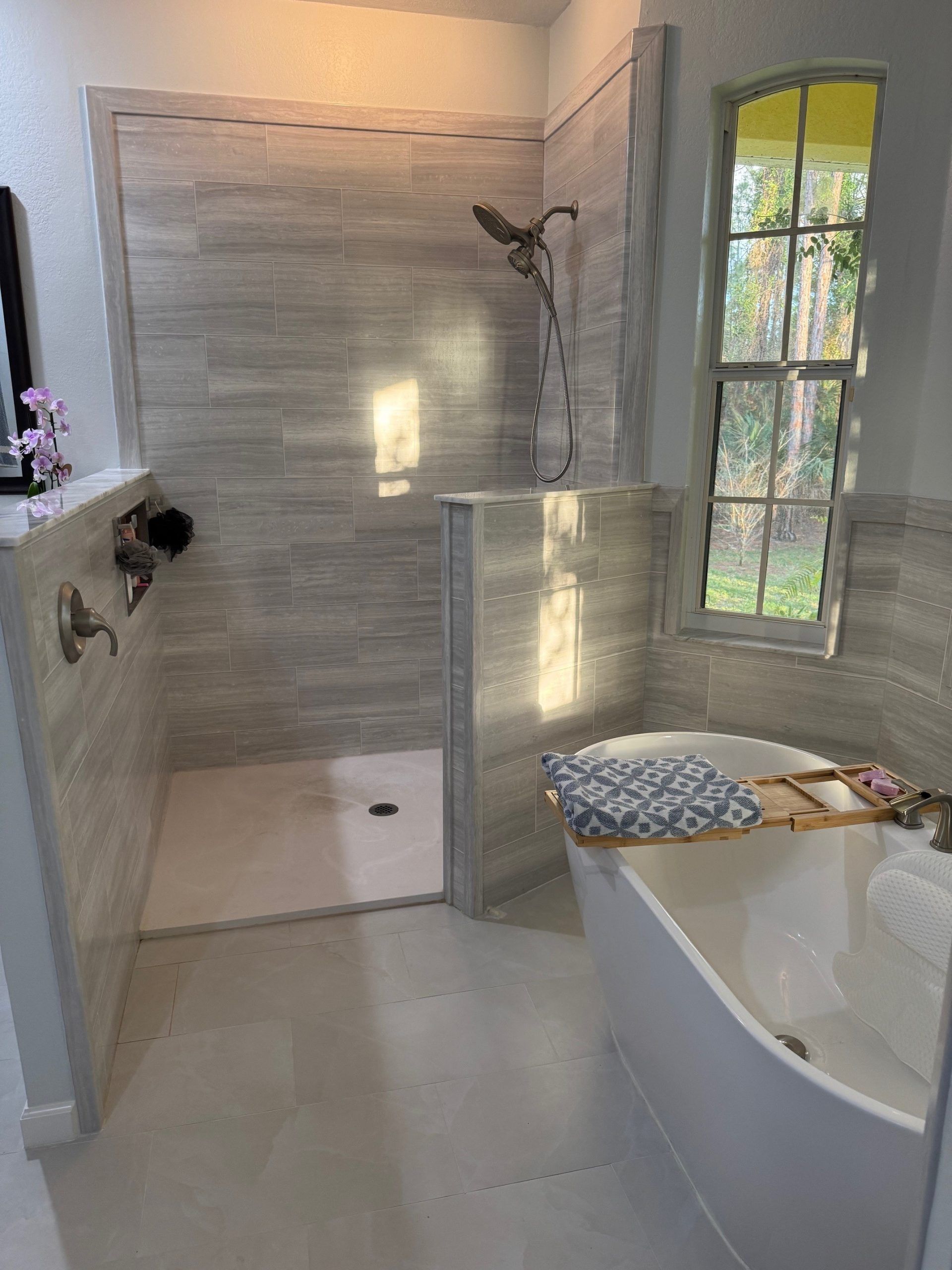 PVC Shower Wall Surround - Walk in Shower