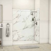 calcutta gold royale PVC composite shower kit 