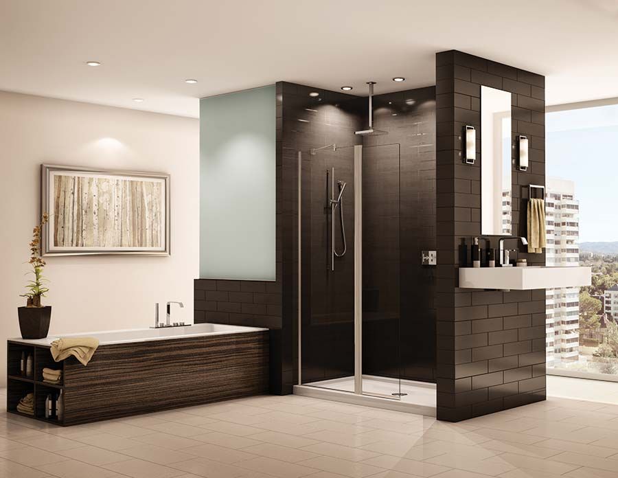 Convert a tub to a walk in shower with a shower screen - The Bath Doctor Independence Ohio 