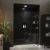 NeroMarquina - InnovaShowers - Alcove Shower Surround - Brushed Nickel Finish