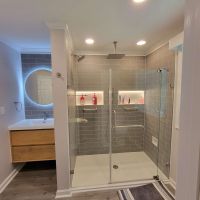 Aberdeen Brick_Shower Remodel_Recessed Niche | Innovate Building Solutions, remodeling diy bathroom, shower design ideas, bathroom remodel ideas