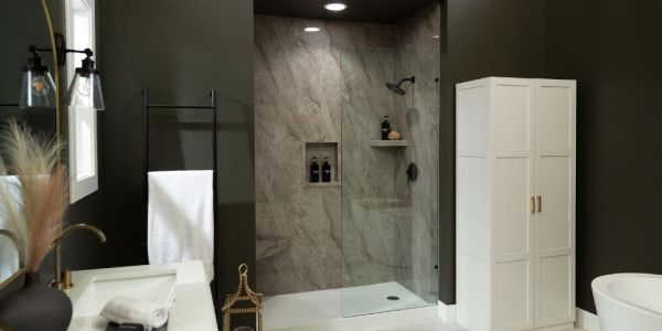 matte finished shower