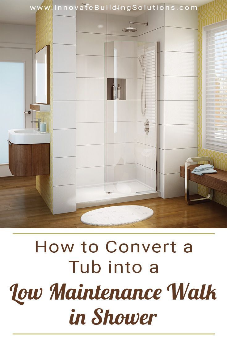 How to Convert a Tub into a Low Maintenance Walk in Shower blog image