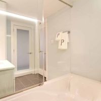Glacier bathtub and shower wall panels 