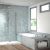 Shower and tub replacement with a glass shower door - The Bath Doctor 