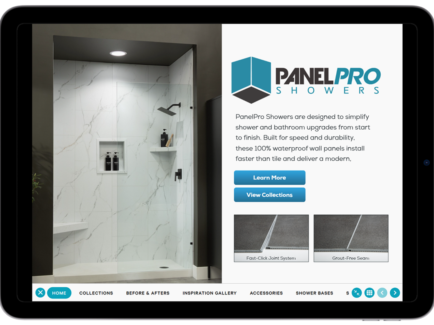 Ingage presentation tool screenshot