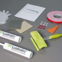 Lustrolite high gloss wall panel installation kit 