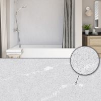 Gray Quartz Gray DIY Shower and Tub Wall Panels for Bathroom