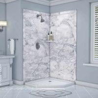 everest NEO angle grout free shower kit 