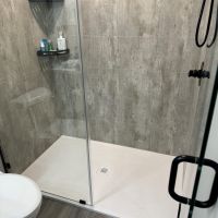 White 60 x 36 InnovaStone pan Cracked cement panels