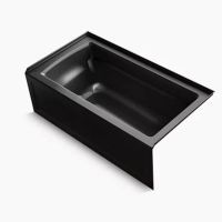 Black alcove tub insert replacement - The Bath Doctor 