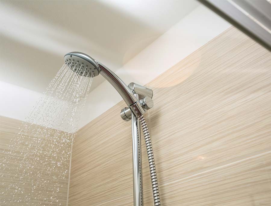 Hand held shower installed by a shower installation company  Cleveland Ohio - The Bath Doctor 