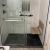 Bianco Marble Waterproof Laminate Wall Panels with Black Marble InnovaStone Base