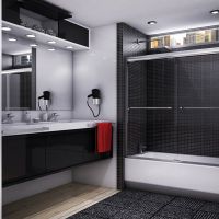 Sliding tub doors 3/8" thick - CO Collection by Innovate Building Solutions 