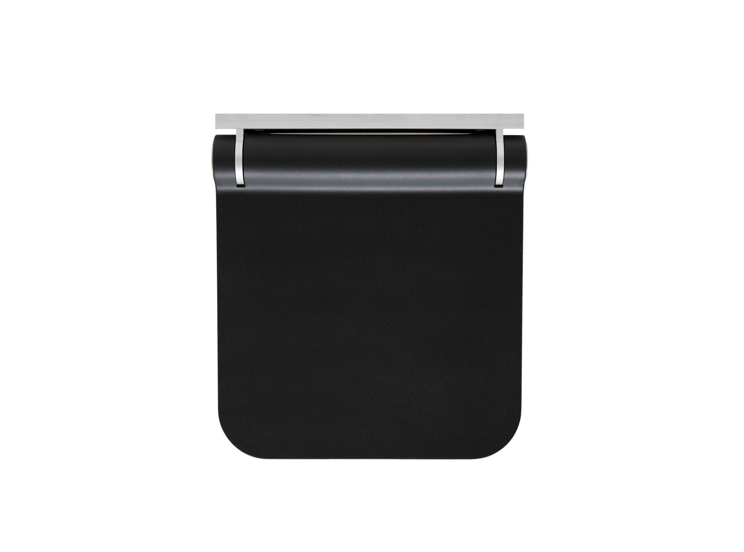 Fold Down seat n matte black - Bathroom shower accessories