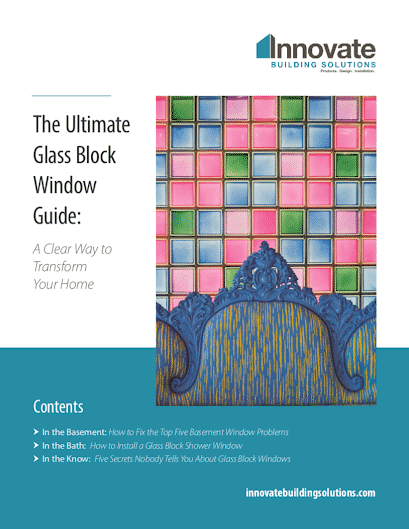 Glass Block Window Guide cover