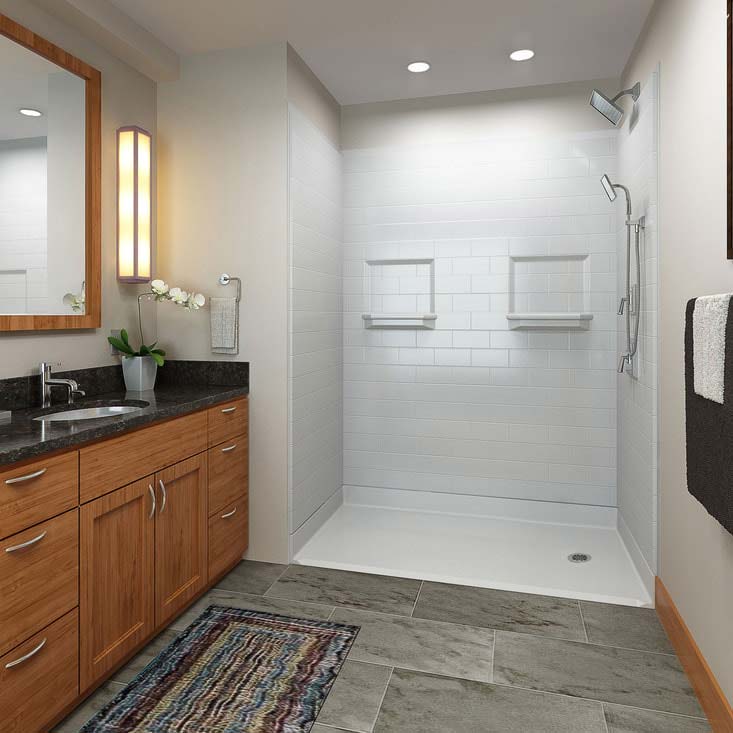 BarrierFree Roll In Accessible Shower Pans Innovate Building Solutions