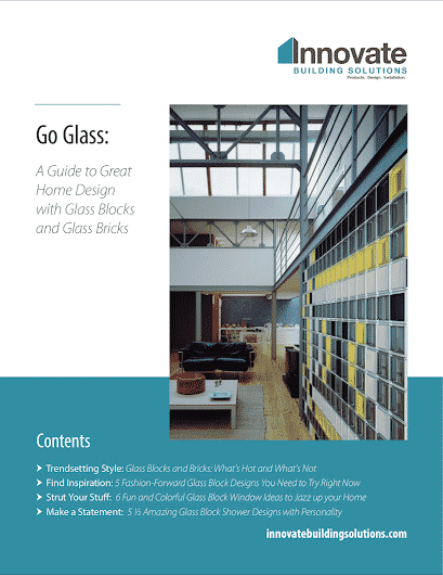 glass brick block guide cover